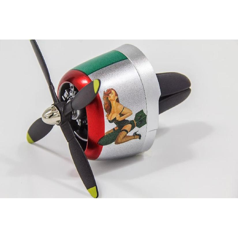 Varga Girl P-47 Air Freshener, Vent Clip, Men's Car Accessory, Long Lasting Odor Eliminator