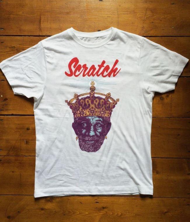 CaptureRetro My King Lee Scratch Perry Shirt Short Sleeve White Unisex S5XL Unisex T-Shirt S