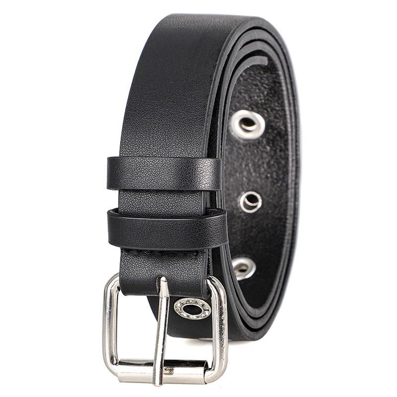 Women's Minimalist Stylish Needle Buckle Belt , Solid Color Elegant PU Leather Belt Casual Punk Versatile Accessory Men's Belts