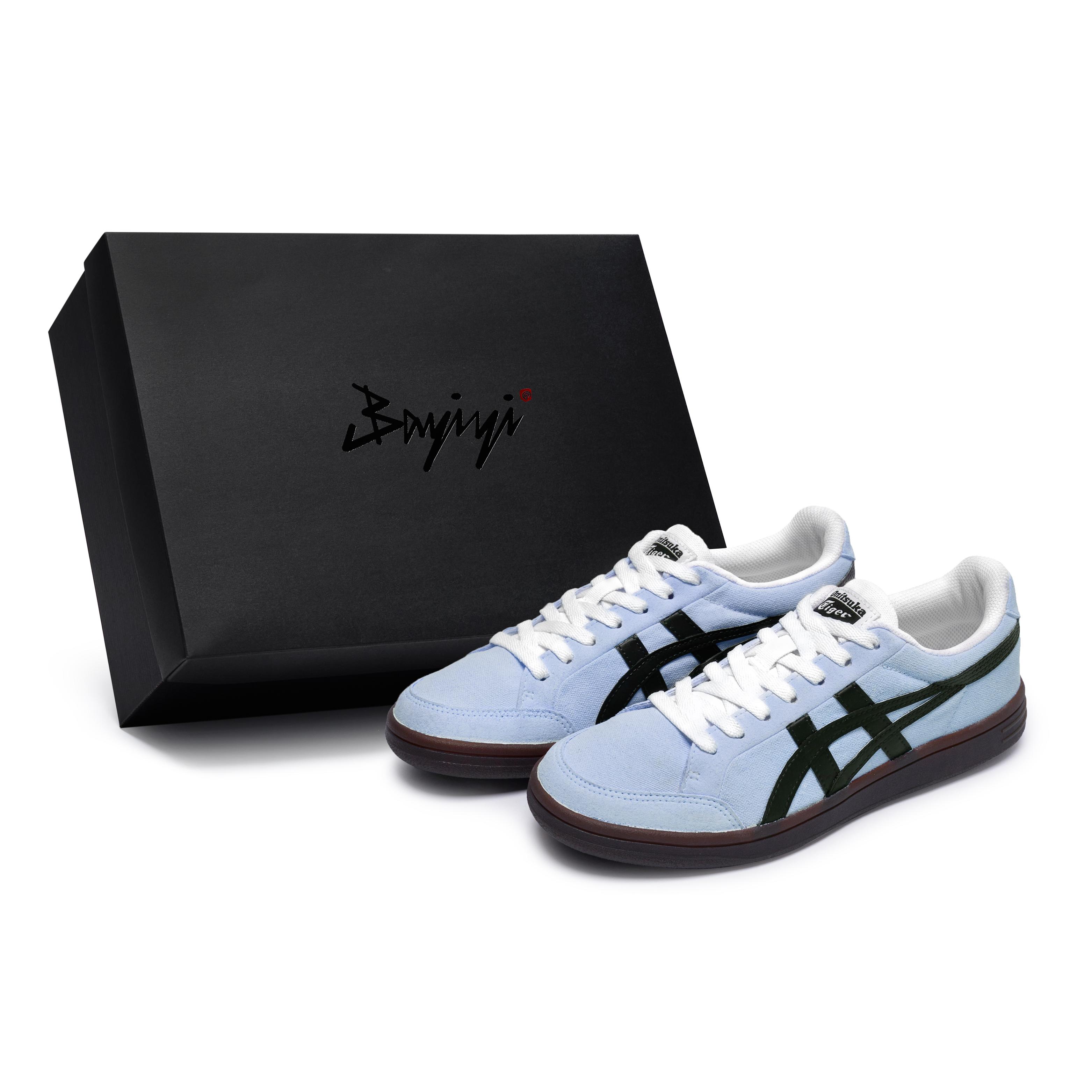 

Onitsuka Tiger Advanti 811 Manufacturing, Velvet Love Blue, Special Shoe Box Low top Skateboard Shoes Unisex Blue Black 1183B799-101(Team80-S-BOX) 36