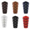 Elegance Vintage PU Leather Wrist Bracers with Round Buckle Perfect Fit for Male Female In Historical Reenactments
