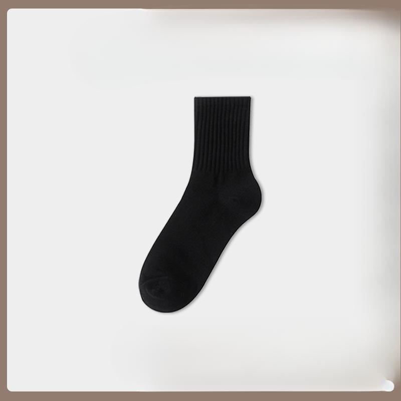 Male Autumn and Winter Added Velvet and Thick Warm Cotton Sports Deodorant Socks
