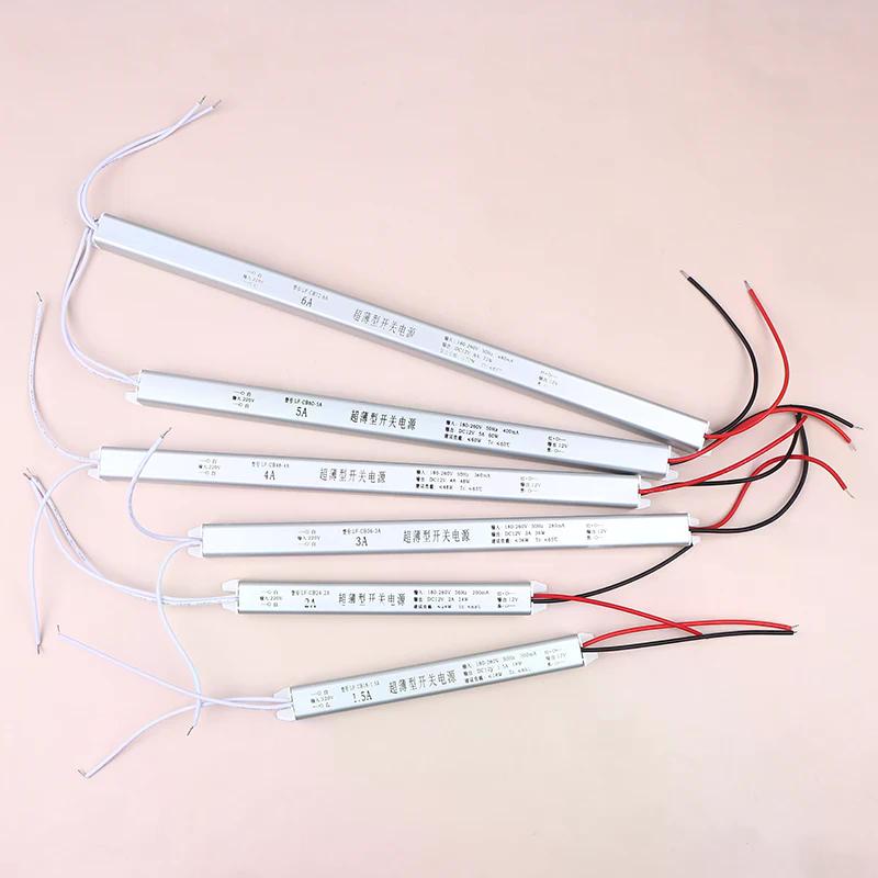 DC12V Thin Switching Power AC220V LED Driver Power Supply Lighting Transformer For LED Strip 18W 24W 36W 48W 60W 72W