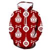 2026 Cross-border 3D Hot Digital Printed Women's Sweater Christmas Hooded Sweater Hot Sale Women's Clothing