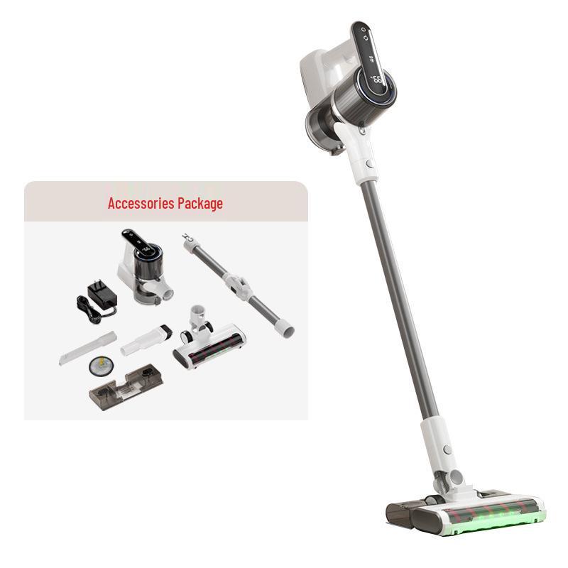 Ultra-Quiet Handheld Wireless Vacuum & Mop Combo - Powerful Suction for Carpets