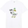 Duck Does Fitness Sport Comfort Colors Adult Heavyweight T-Shirt 100% Cotton Training Exercise Gym Sport Shirt Short Sleeve Gym