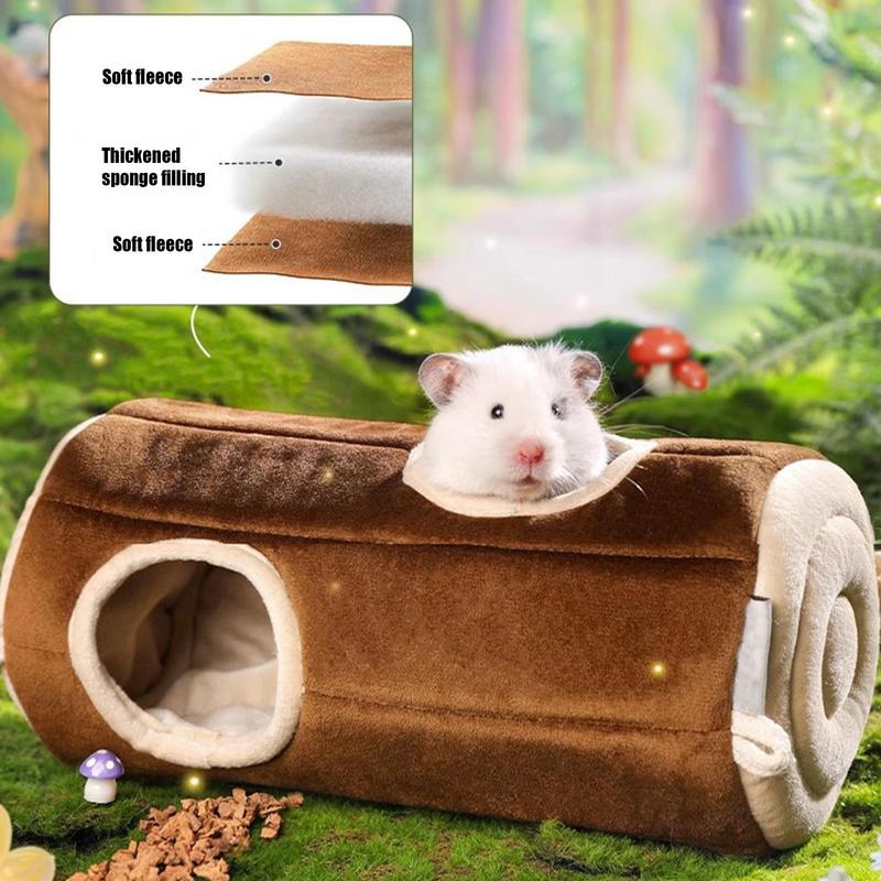 Hammock Warm Bed Small Animal Tube Cage House Small Animal Tube Cage House Hamster Warm Bed Guinea Tunnel House Double Sided