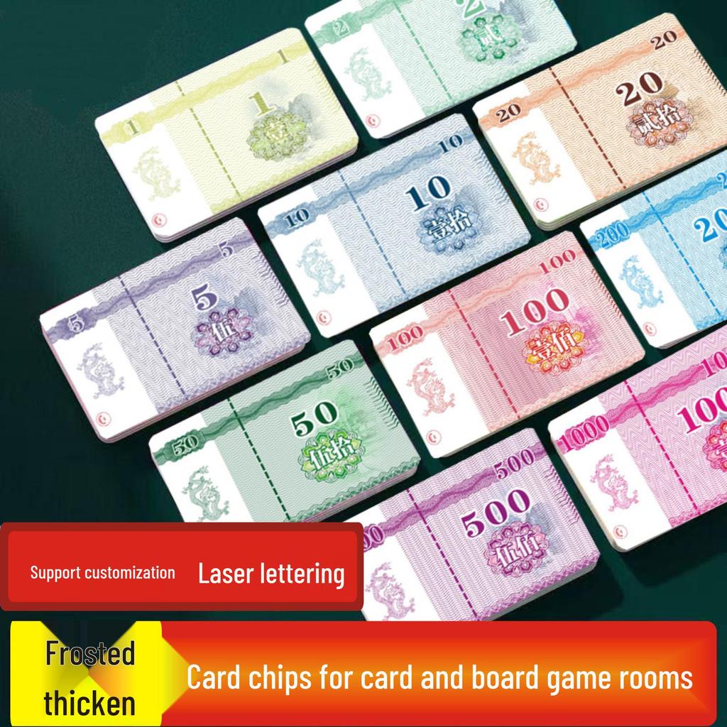 Frosted Mahjong Cards: Durable, Waterproof, Wear-Resistant Tokens for Card Rooms