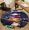 BLEACH Pattern Round Rug, Indoor/Outdoor Mat, for Picnic, Gameroom, Bedroom, Office, Living Room, Home Decor Carpet, Birthday Gift