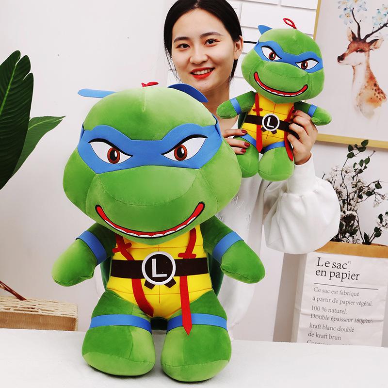 Q Version of The Twilight Ninja Turtle Plush Doll Big Eye Turtle Variety Age Doll Pillow Rag Doll Toy