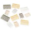 10pcs Simple Hairpins Hair Combs Metal 5 8 10 Teeth Bridal Hair Comb For Women Bridal DIY Wedding Hair Pins Headwear Accessories