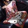 1 Stück Hello Kitty Decke Leichte Flanell-Kuscheldecke für Sofa Bett Reise Camping Wohnzimmer Büro Couch Sessel