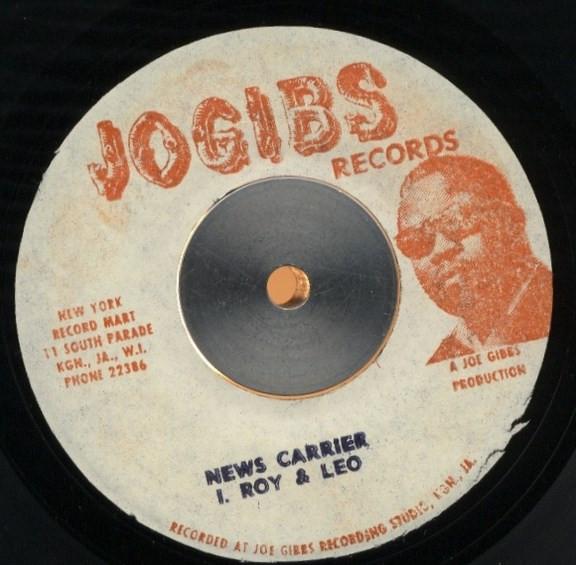 

7inch Record I. ROY & LEO - News Carrier NONE Jogibs Records Jamaica Reggae, Ska & Dub Used