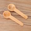 10Pcs Mini Wooden Spoons Kitchen Seasoning Honey Coffee Kitchen Cooking Coffee Bean Salt Spice Jars Wooden Measuring Spoons