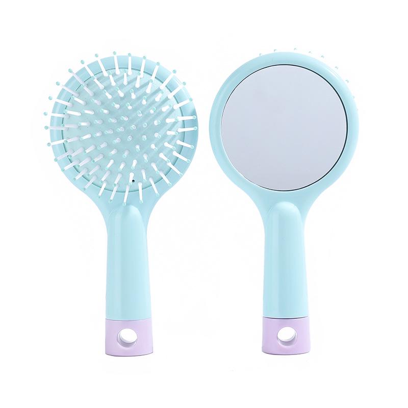 

Женская массажная расческа с воздушной подушкой: Милая, Мультяшная Мини, Портативная Парикмахерская и Разглаживающая Расческа 15*6*3cm 62g синий