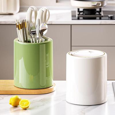 Yimijia Rotating Kitchen Storage Rack with Chopstick Holder