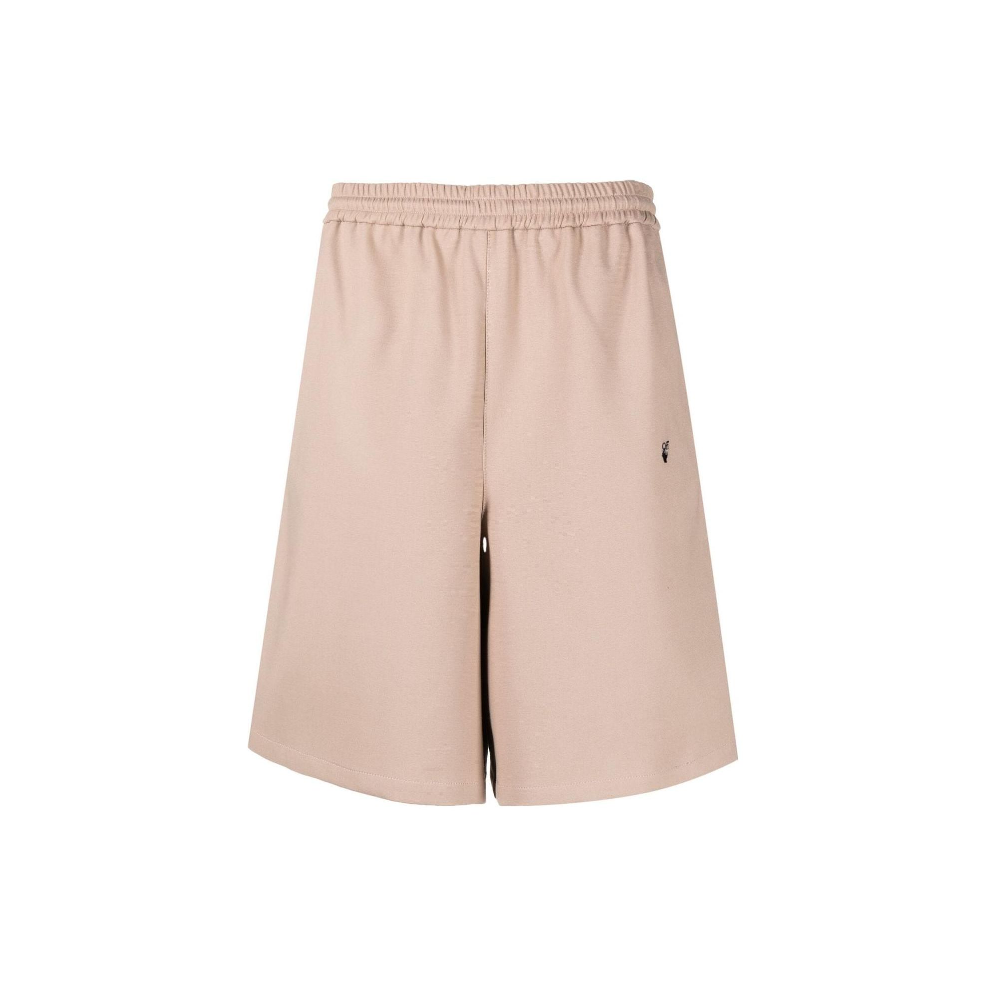 

Off-White Monogram Band Track Short Camel/White Men Bottoms Tan OMCB056S22FAB0016201 S