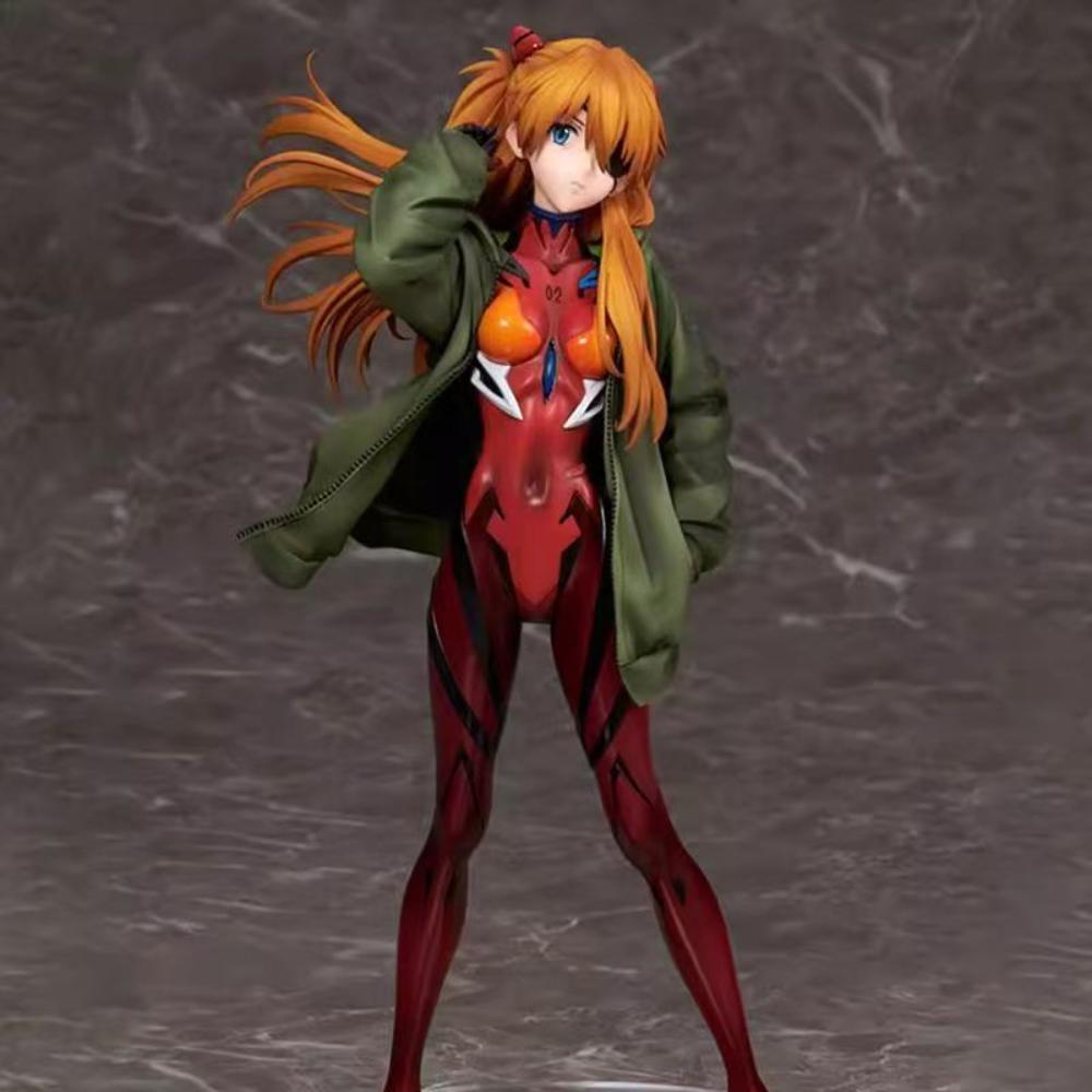 Coat style series Asuka Evangelion Can be be Change Double-headed Move Favorites PVC sexy 9.44Inch/24cm figures anime Toys Gifts