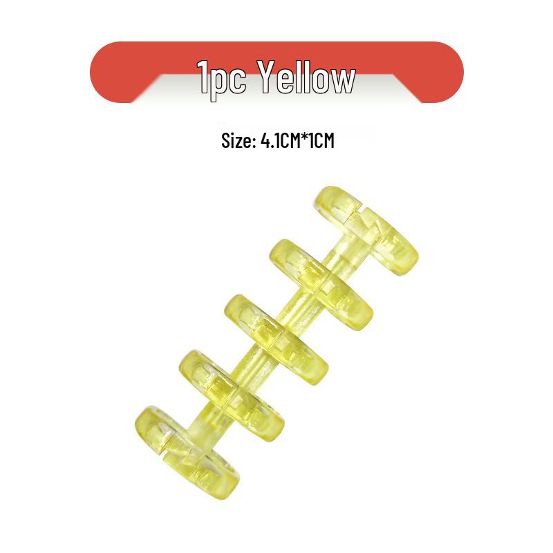 Large Transparent 5-Hole Binder Rings for DIY Loose Leaf Binding