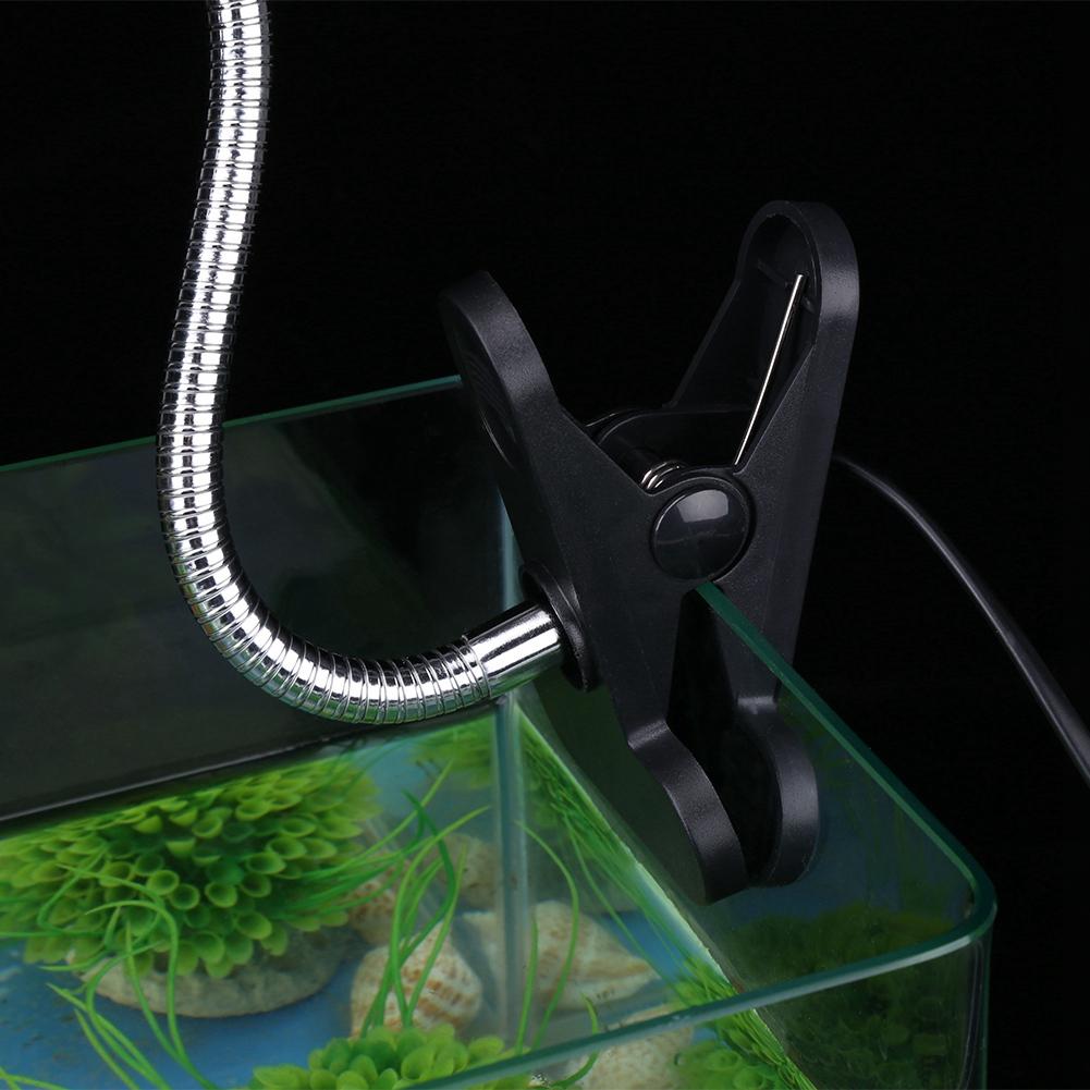 Verstellbare Heizlampenhalterung Aquarium Klemmlampe Fassung für Reptilien Schildkröten