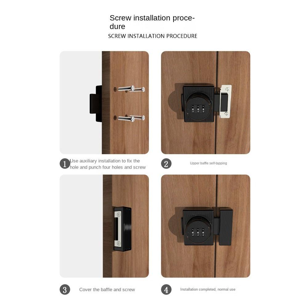Replacement Combination Password Door Lock 3 Digit Code Cabinet Lock Cabinet Door