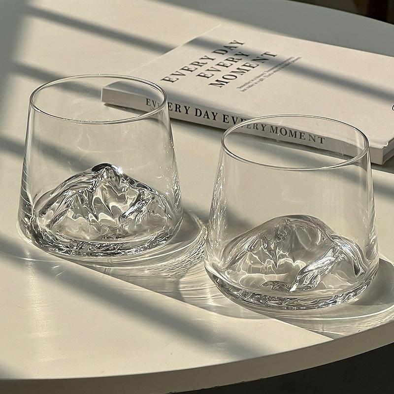 Transparent Glass Cup Milk Tea Coffee Cups Creative Water Bottle Coffee Cups Drinkware Cup Whiskey Glass Coffee Mug Kitchen