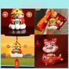Lucky Little Fortune God Figurine Adorable Feng Shui Office Desk Decoration