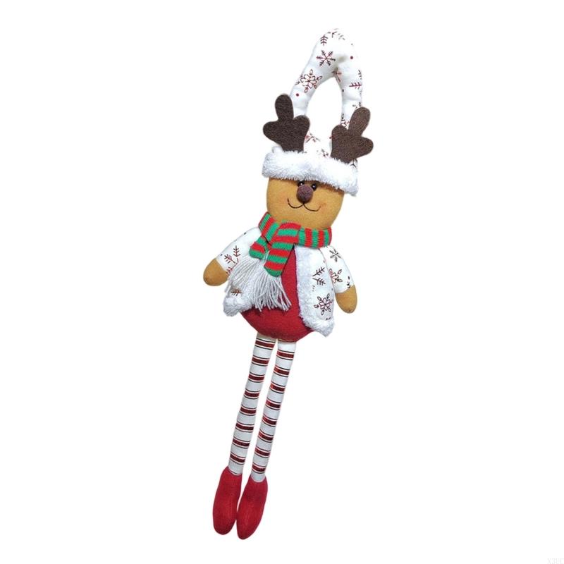 Christmas Door Decoration For Christmas Tree Front Door Shelf Indoor and Outdoor X3UC