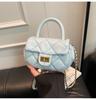 Rhombus Chain Bag Women's New Summer Niche Design Messenger Bag Portable Small Square Bag