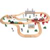 Wooden Track Train Toy for Kids - Compatible with Thomas