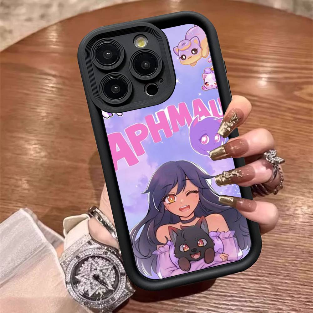 Aphmau Cute Girl Funny Phone Case For IPhone 17 16 15 14 13 12 11 Pro Max Plus Silicone Shockproof Case
