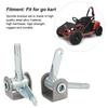 1 para M16 Przednie zwrotnice prawe lewe stop stalowy wspornik wrzeciona zestaw pasuje do 110cc 125cc 150cc 200cc 250cc gokart