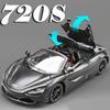 1:32 720S Senna Model Speelgoed Sportwagens Legering Diecast Geluid Licht Verfijnd Interieur Pull Back Superauto Modellen voor Kinderen Cadeaus