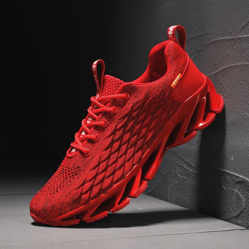 "Scarpe da Corsa da Uomo in Rete Traspirante 2024 - alla Moda, Taglia Grande, Sportive Casual, Primavera & Autunno"