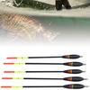 5 pcs Durable Balsa Wooden Fishing Floats Bobber Multi Purpose Fish Feed Baits Accessories Kit( )