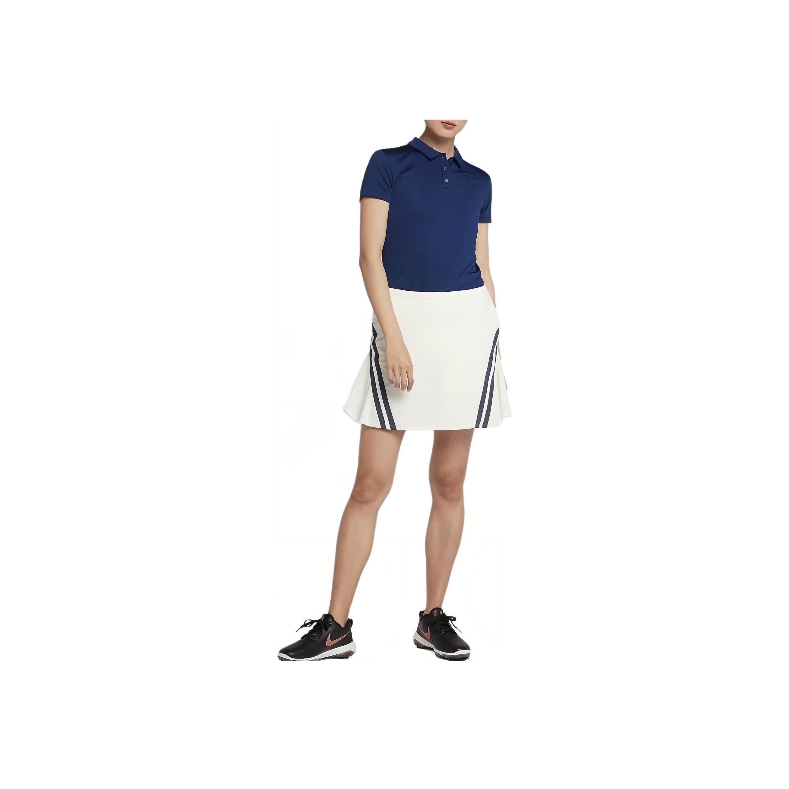 

Nike Dri-FIT UV Golf Fashion Быстросохнущая солнцезащитная юбка для женщин Юбки бежевого цвета AV3667-133 L