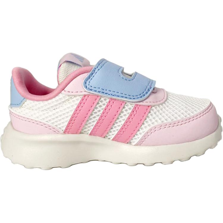 Adidas Run 70s Ac Comfortable Soft Durable Low-Top Walking Shoes Baby Shoes Pink White JQ6717
