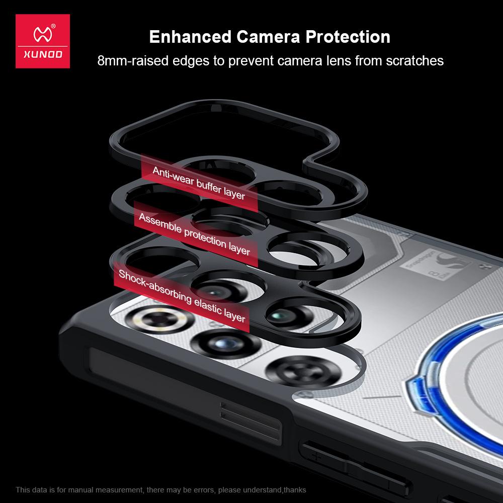 For ZTE nubia Red Magic RedMagic 11 Pro Plus Pro+ Case XUNDD Casing Airbag Shockproof Bumper Protective Cases Transparent Back Cover