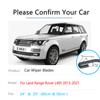 For Land Range Rover L405 2013~ Front Rear Set Wiper Blades Brushes Window Windscreen Windshield Cleaning Auto