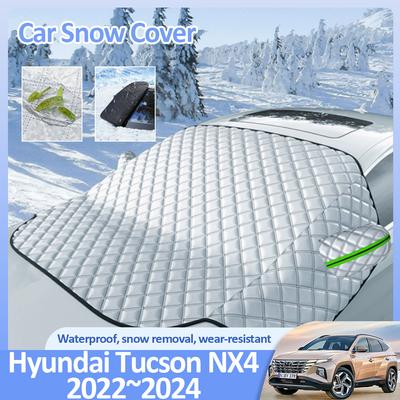 Kryt proti sněhu na auto pro Hyundai Tucson NX4 L N-Line 2024 2024 2024 Zimní ochrana čelního skla proti ledu Ochrana proti námraze Auto Vnější příslušenství