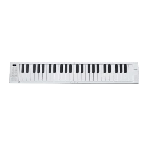 TAHORNG ORIPIA49 + Pre-Piano Lesson Ideas + ORIPIA Piano Stickers ORIPIA49 White OP49 ORIPIA PIANO STICKERS Tahorn 49-Key Folding Digital Piano Musica