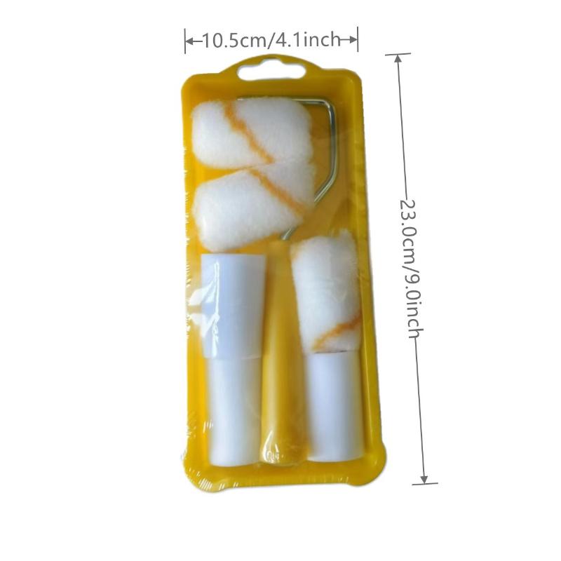 8Pcs 2 Inch Paint Roller With 6 Covers Small Paint Roller Paint Rollers For Painting Walls Paint Rollers Set