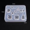 Cute Beads Cube Triangle Silicone Mold For Jewelry Earrings Pendant Making Resin UV Epoxy Resin Molds Crafts DIY Tool