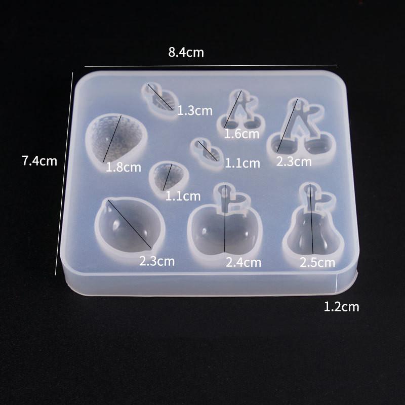 Cute Beads Cube Triangle Silicone Mold For Jewelry Earrings Pendant Making Resin UV Epoxy Resin Molds Crafts DIY Tool