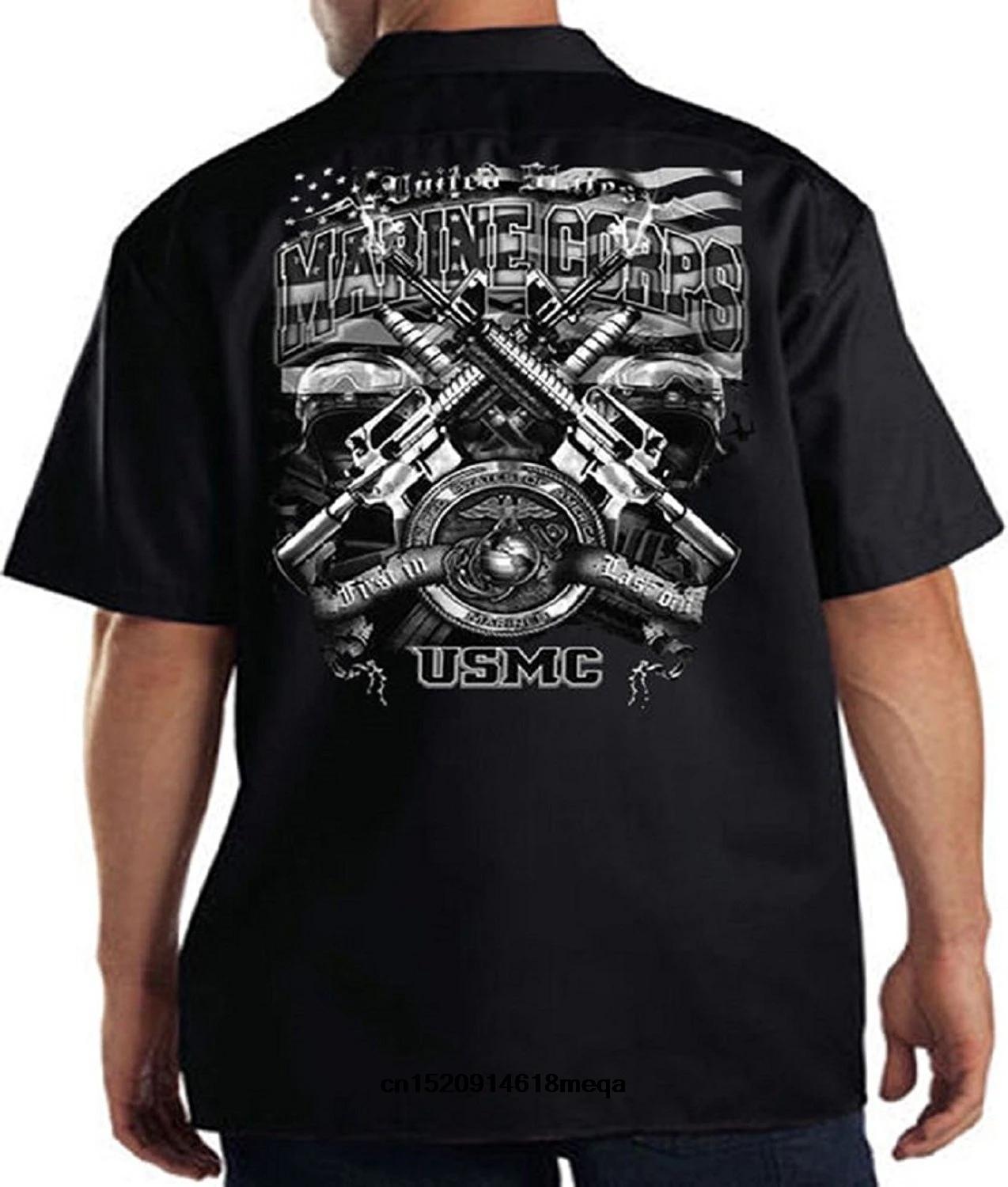 

US Marine Corps T Shirt New 100 Cotton Short Sleeve ONeck Casual Tshirts Loose Top Size S3XL S