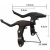 1 Pair Bicycle Brake Handle Fits 22.2mm Handlebar Aluminum Alloy