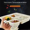Degradable 4-Compartment Lunch Boxes with Lids