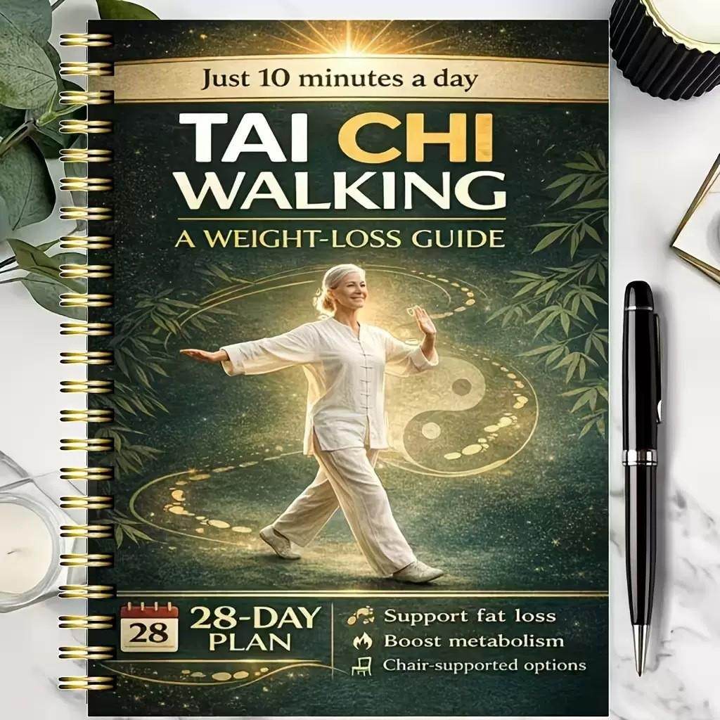 28-Day Chair Tai Chi Notebook: Tai Chi for Over 60s