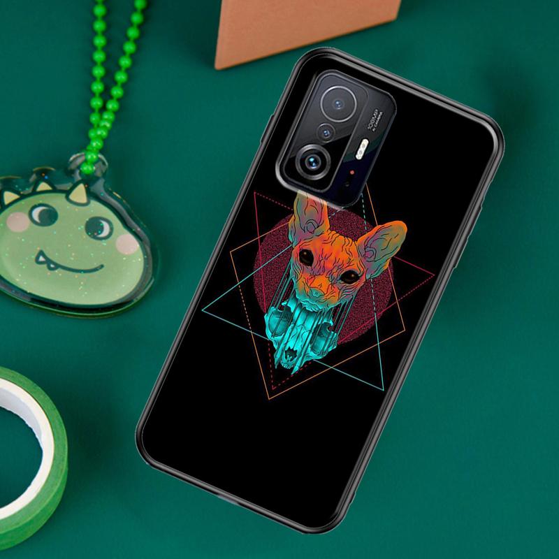 Sphinx Cat Printing Drawing Case For POCO F5 X5 X3 Pro X4 F4 GT F3 M5s C40 Cover For Xiaomi 13 12 Lite 11T 12T Pro 12X