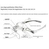 Lente d'ingrandimento LED da montare sulla testa per riparazione di circuiti stampati, extension ciglia e nail art